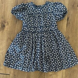 Minnow swim girls ditch plains daisy puff sleeve dress 7/8